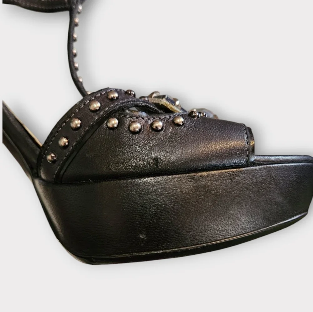 Miu Miu Black Studded Heels - Picture 11 of 11